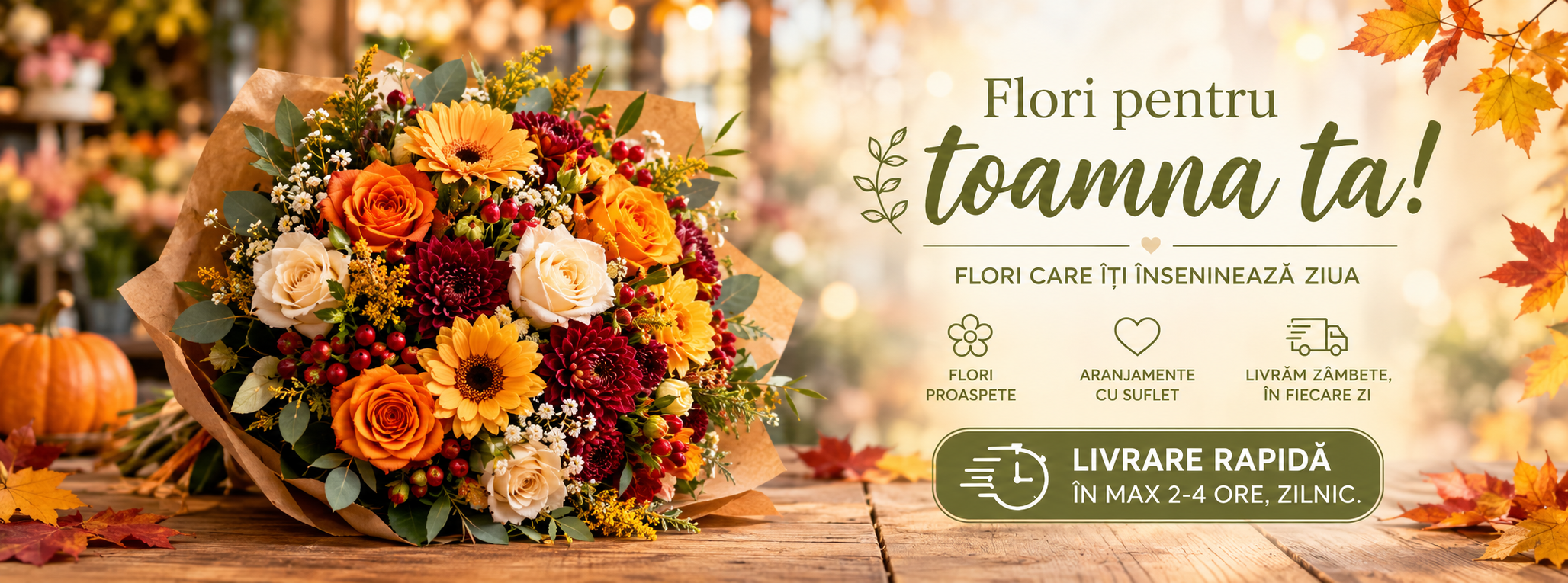 Ce Flori Oferi Cadou Toamna? Idei De Buchete | 101flori.ro